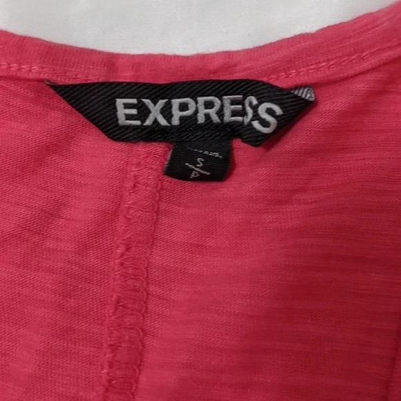 Express Sleeveless Razorback Tank Maxi Dress, Color Pink Size S - Picture 9 of 12